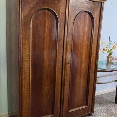 Antique Armoire With Shelves