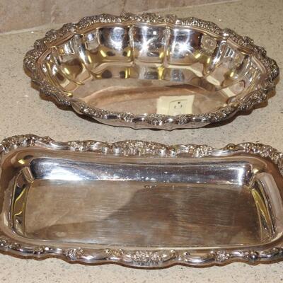 Nice grouping of Silverplate trays