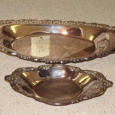 Nice grouping of Silverplate trays