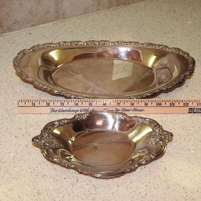 Nice grouping of Silverplate trays