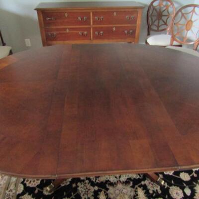 Wooden Dining Table by Lane