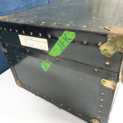 LOT 243. TRUNK WITH CAMPING GEAR