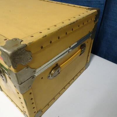 LOT 245. TRUNK WITH CAMPING GEAR