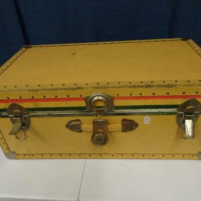 LOT 245. TRUNK WITH CAMPING GEAR