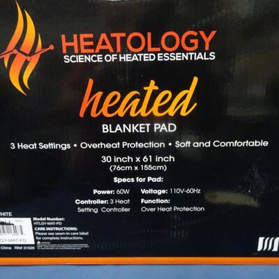 LOT 247  GO FAN, CLOCK AND HEATOLOGY BLANKET PAD