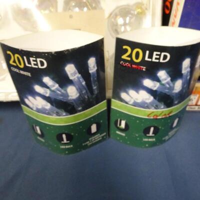 LOT 248. CHRISTMAS DECORS AND LIGHTS