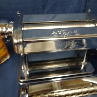 LOT 251. KRUPS WAFFLE IRON, PASTA MACHINE AND CAN OPENER