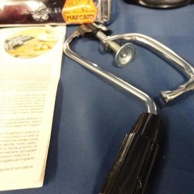 LOT 251. KRUPS WAFFLE IRON, PASTA MACHINE AND CAN OPENER