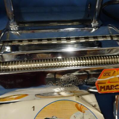 LOT 251. KRUPS WAFFLE IRON, PASTA MACHINE AND CAN OPENER