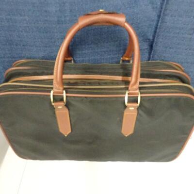 LOT 269. VINTAGE LARK GARMENT BAG AND SUITCASE