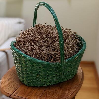 Green Woven Basket