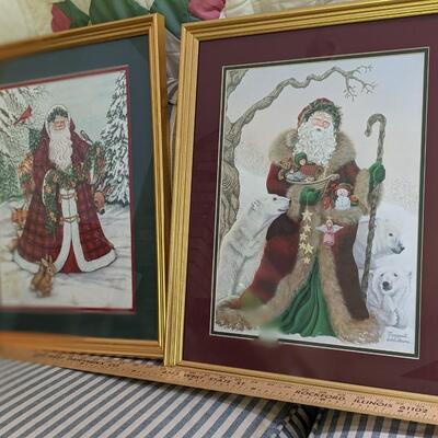 2 Versions of Santa Prints
