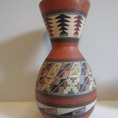 Painted Pottery Vase from Lima, Peru