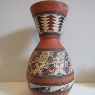 Painted Pottery Vase from Lima, Peru