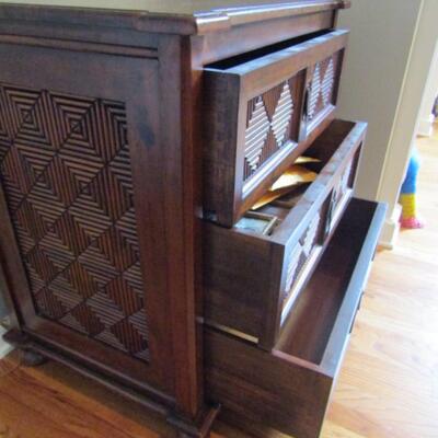 Wooden Three Drawer Chest from Pier 1 Imports