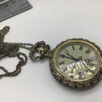 Fashion Pendant Pocket Watch with Chain