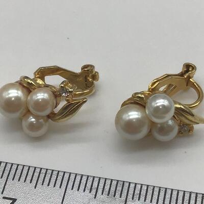 Petite Faux Pearl Earrings