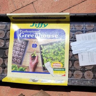 Lot 36: New JIFFY Seedling Greenhouse with Starter Pots