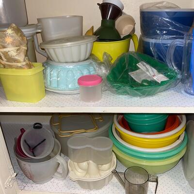 Lot 59 Cupboard Full of Tupperware & Other Plastic Storage