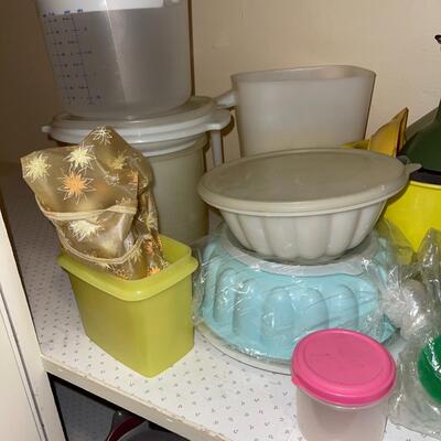 Lot 59 Cupboard Full of Tupperware & Other Plastic Storage