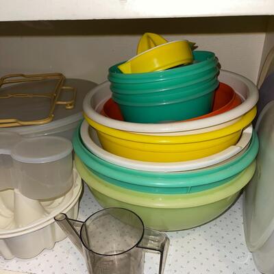 Lot 59 Cupboard Full of Tupperware & Other Plastic Storage
