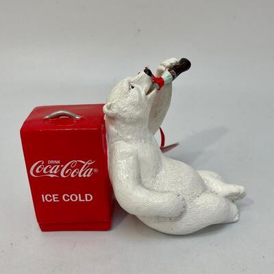 Coca Cola Polar Bear Christmas Ornament