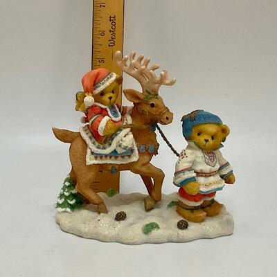 Cherished Teddies Enesco Sven & Liv All Paths Lead to Kindness And Friendship 1997 Christmas Figurine