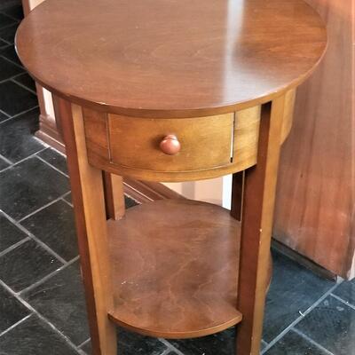 Lot #6 Contemporary Decorator Table with Drawer