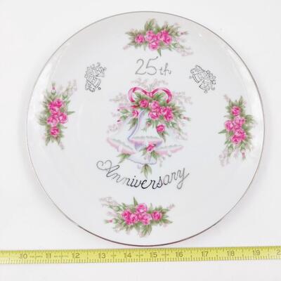 25TH ANNIVERSARY PLATE MADE IN JAPAN