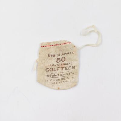 VINTAGE TOURNAMENT GOLF TEE BAG