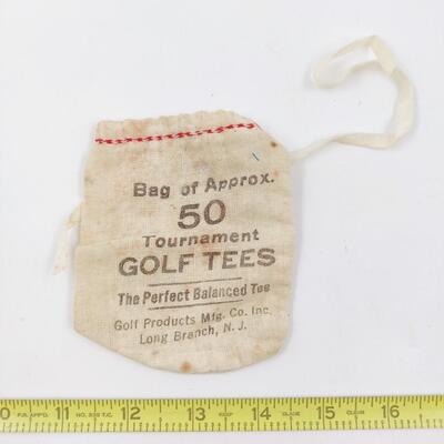 VINTAGE TOURNAMENT GOLF TEE BAG