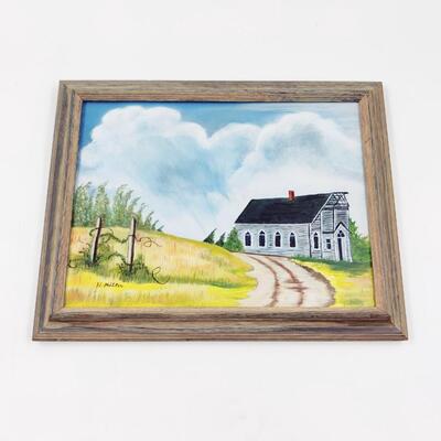 WELCOMING COUNTRYSIDE PAINTING