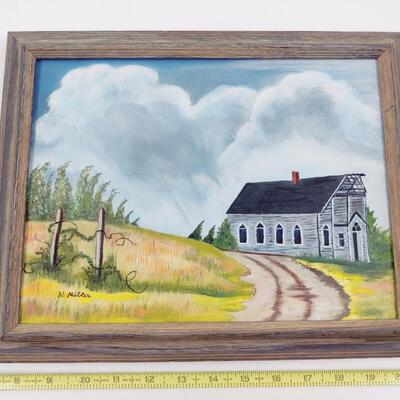 WELCOMING COUNTRYSIDE PAINTING