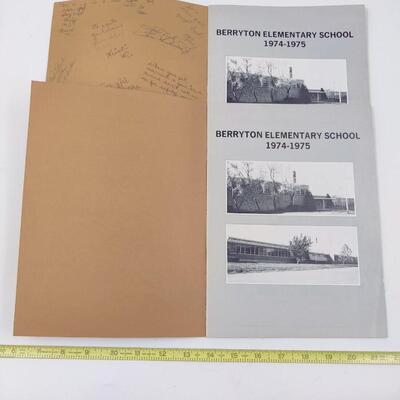 BERRYTON ELEMENTARY SCHOOL YEARBOOKS (BOTH 1974-75)
