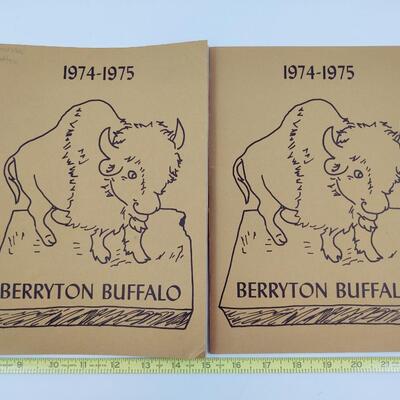 BERRYTON ELEMENTARY SCHOOL YEARBOOKS (BOTH 1974-75)