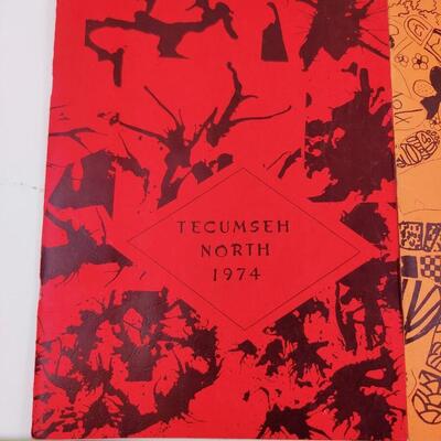 TECUMSEH NORTH ELEMENTARY YEARBOOKS (1974, 1975 AND 1976)
