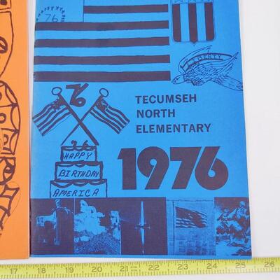 TECUMSEH NORTH ELEMENTARY YEARBOOKS (1974, 1975 AND 1976)