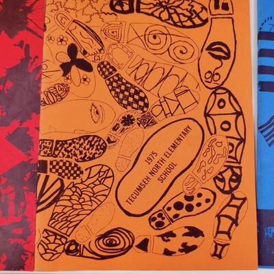 TECUMSEH NORTH ELEMENTARY YEARBOOKS (1974, 1975 AND 1976)
