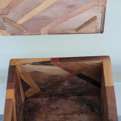Lot 54: Wood Inlay Box