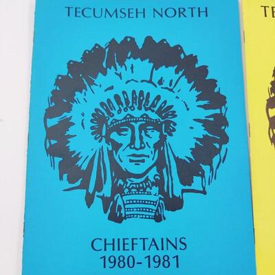 TECUMSEH NORTH ELEMENTARY YEARBOOKS (1980-81, 1981-82 AND 1982-83)