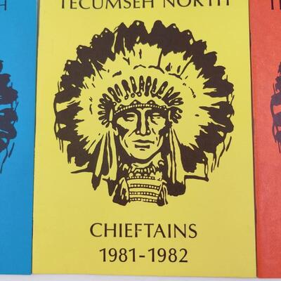 TECUMSEH NORTH ELEMENTARY YEARBOOKS (1980-81, 1981-82 AND 1982-83)