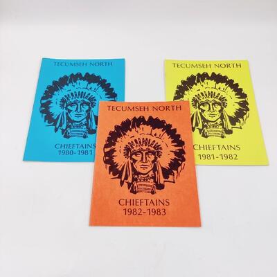 TECUMSEH NORTH ELEMENTARY YEARBOOKS (1980-81, 1981-82 AND 1982-83)