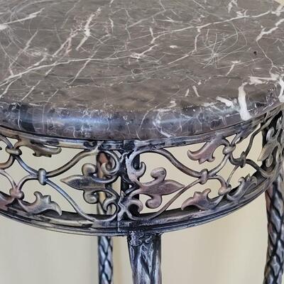Lot 56: Marble Top Table