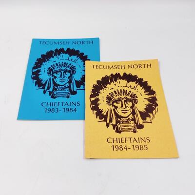 TECUMSEH NORTH ELEMENTARY YEARBOOKS (1983-84 AND 1984-85)