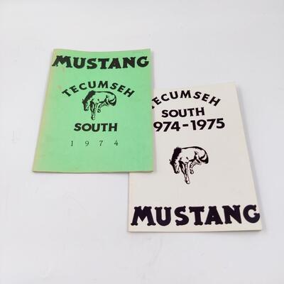 TECUMSEH SOUTH ELEMENTARY YEARBOOKS (1974 AND 1974-75)