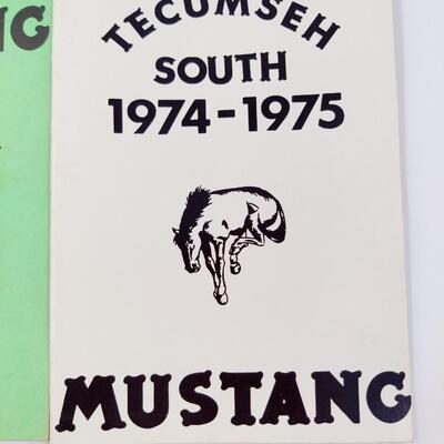 TECUMSEH SOUTH ELEMENTARY YEARBOOKS (1974 AND 1974-75)
