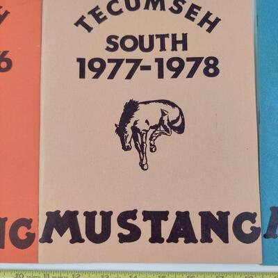 TECUMSEH SOUTH ELEMENTARY YEARBOOKS (1975-76, 1977-78 AND 1978-79)