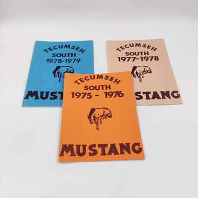 TECUMSEH SOUTH ELEMENTARY YEARBOOKS (1975-76, 1977-78 AND 1978-79)