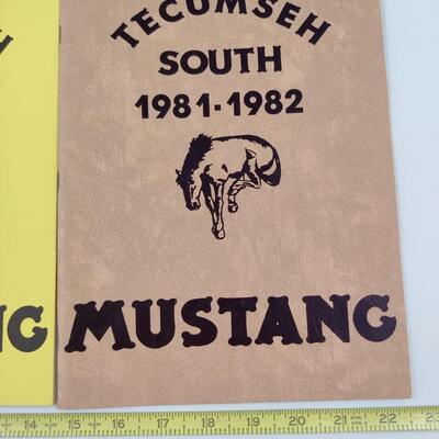 TECUMSEH SOUTH ELEMENTARY YEARBOOKS (1980-81 AND 1981-82)