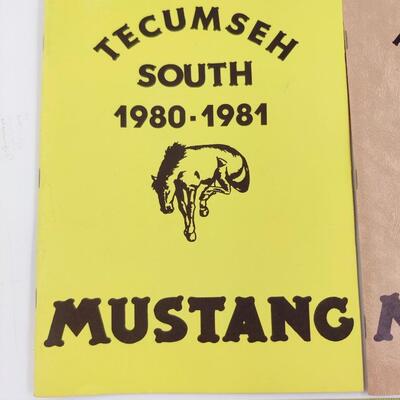 TECUMSEH SOUTH ELEMENTARY YEARBOOKS (1980-81 AND 1981-82)